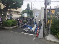 防犯カメラ付　旗の台バイク駐輪場　2/29まで　5000円 バイク駐輪場】東京都品川区旗の台2-1 周辺の予約できるバイク駐車場